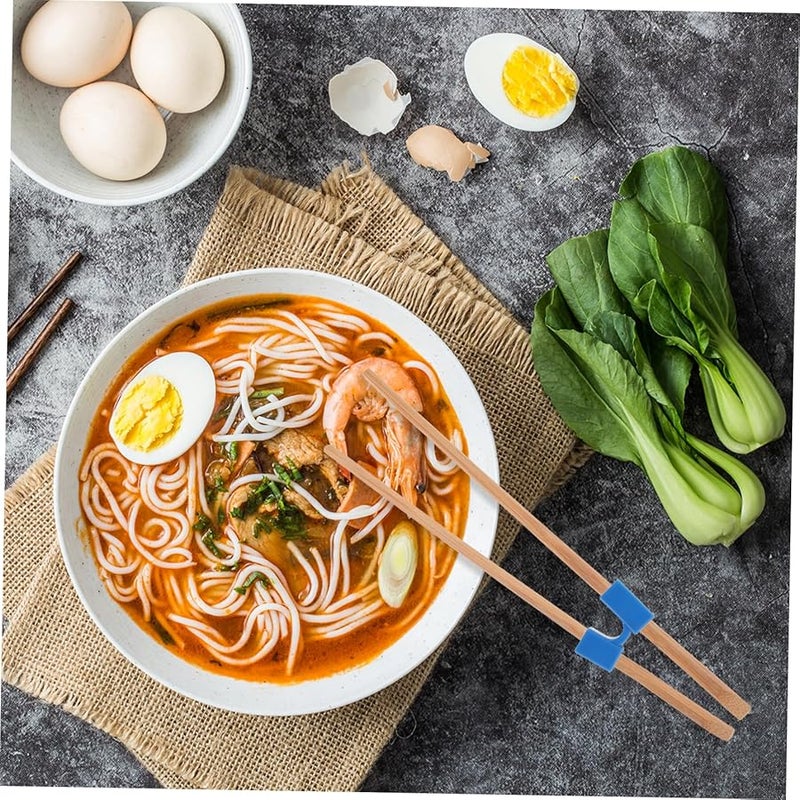 6Pcs Reusable Plastic Chopstick Training Clips Non Slip Learning Aid for Beginners Adults - Image 5